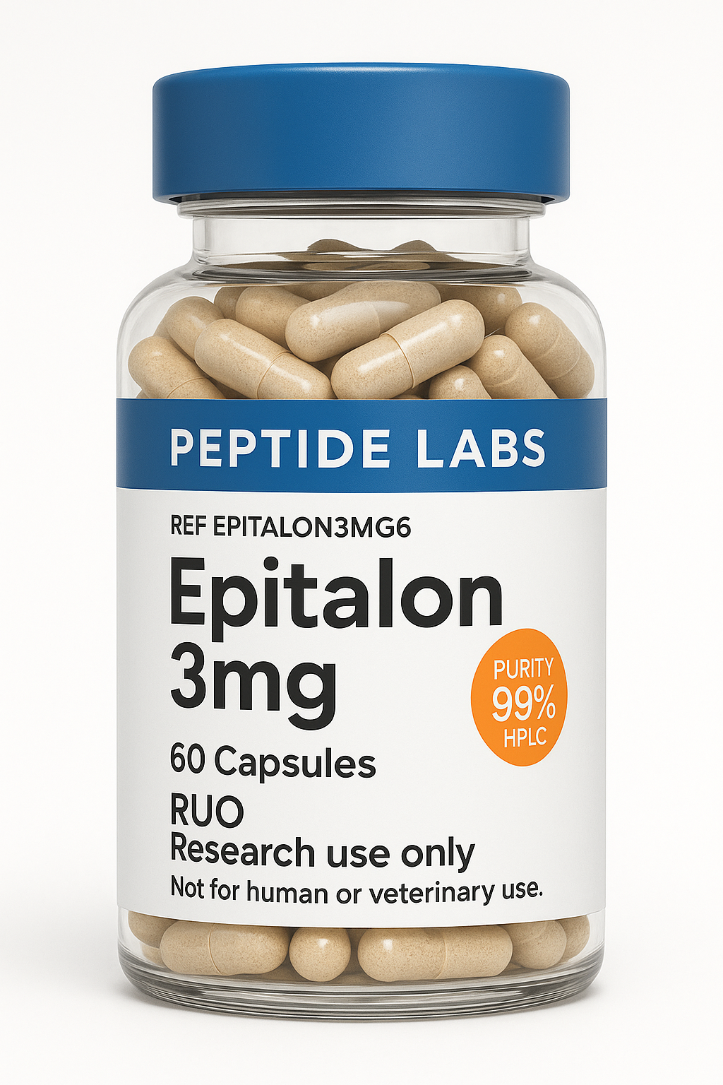 epitalon_3mg_60caps.png Epitalon 3mg (60 capsules) (Telomere Length) - Image 1